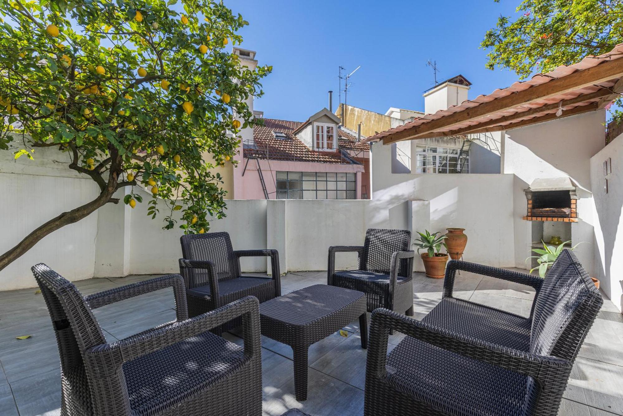 Apartamento Moderno Com Terraco Lisbon Luaran gambar